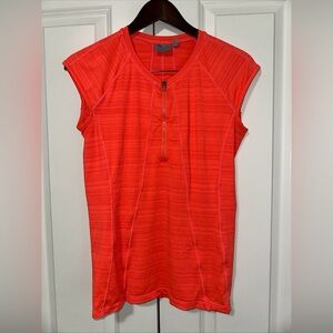 Athleta Pacifica UPF 2 Lightweight Half Zip Tank Top M